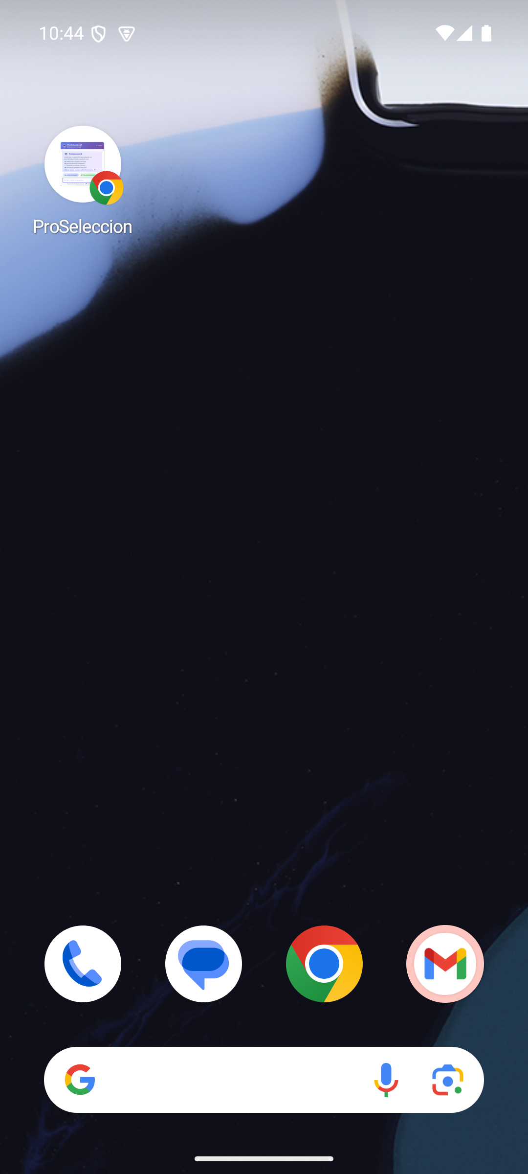Icono de ProSelección instalado en la pantalla de inicio de Android